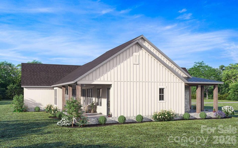 Front exterior of a new home in , Salisbury, NC, highlighting curb appeal (Image 15).
