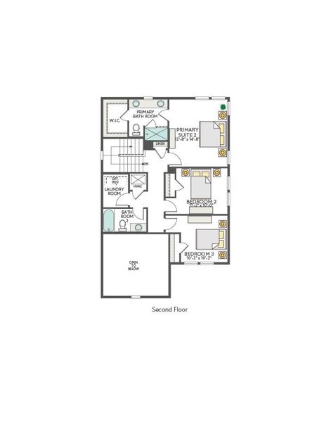 2D floor plan layout for the Independent by Tri Pointe Homes in Paley Park at Easton Park, Austin, TX (Image 5). 2D floor plan layout for the Independent by Tri Pointe Homes in Paley Park at Easton Park, Austin, TX (Image 5).