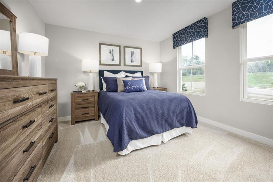 Representative furnished interior of a home built from the Grand Cayman by Ryan Homes in The Meadows at Hollybrook, Wendell (Image 15).