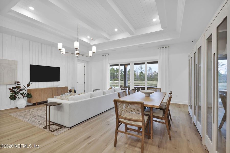 Furnished interior view inside a new home in Westerly Park at Wildlight, Yulee (Image 7).