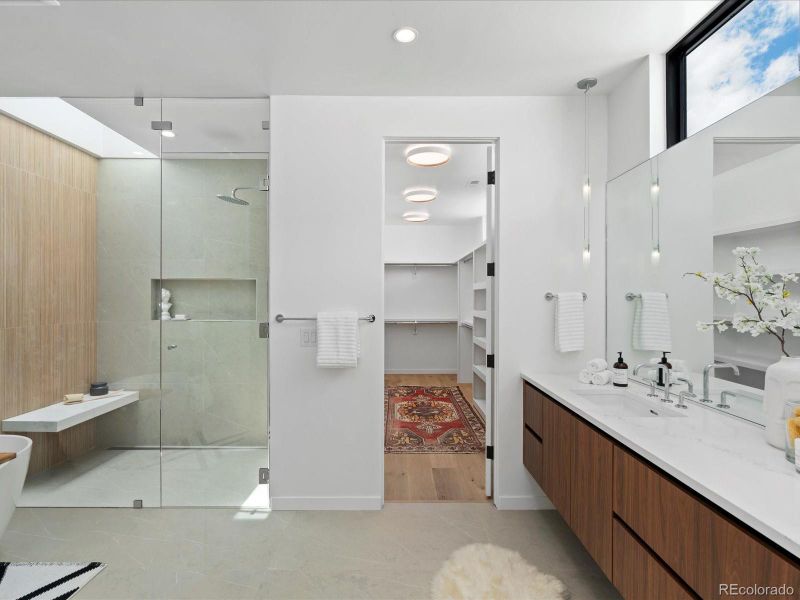 Furnished interior view inside a new home in , Denver (Image 25).