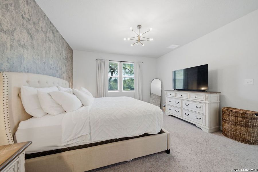 Furnished interior view inside a new home in Blue Ridge Ranch, San Antonio (Image 7).