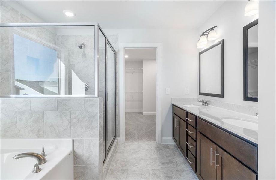 Furnished interior view inside a new home in Ridge Pointe, Athens (Image 6).