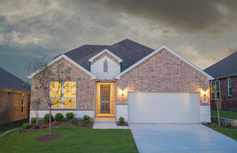Representative exterior photo of a completed home built from the Mooreville by Pulte Homes in Erwin Farms, McKinney, TX (Image 22). Representative exterior photo of a completed home built from the Mooreville by Pulte Homes in Erwin Farms, McKinney, TX (Image 22).