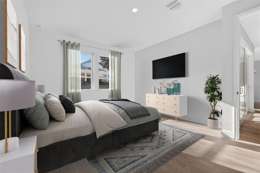 Furnished interior view inside a new home in Green Key Village, Lady Lake (Image 10). Furnished interior view inside a new home in Green Key Village, Lady Lake (Image 10).