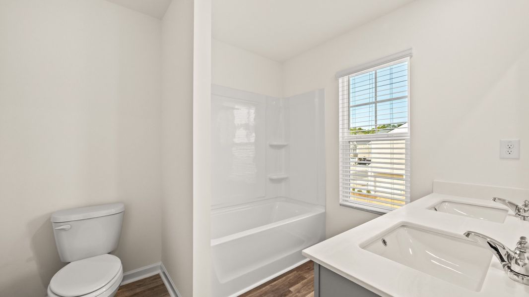 Furnished interior view inside a new home in Echo Glen, Stockbridge (Image 12).