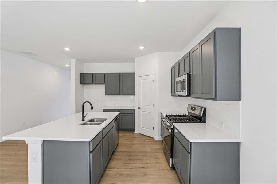 Furnished interior view inside a new home in The Pointe at Heron Bay, Locust Grove (Image 11).