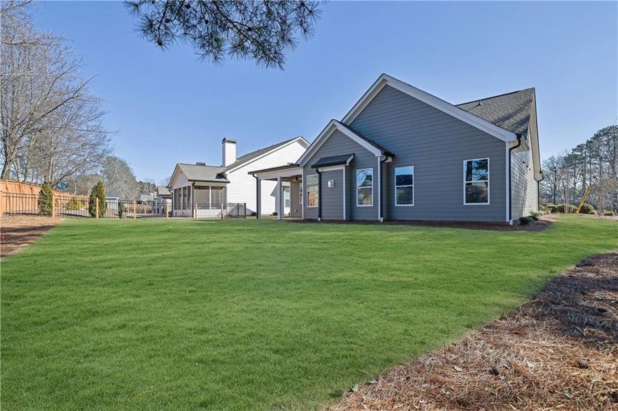 Exterior details and patio area of a home in , Canton (Image 4).