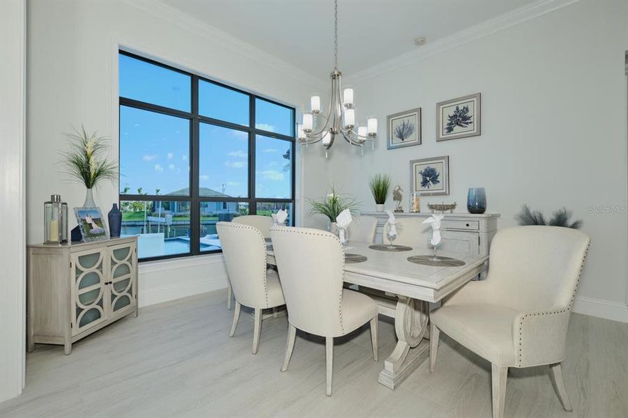 Furnished interior view inside a new home in , Cape Coral (Image 16).