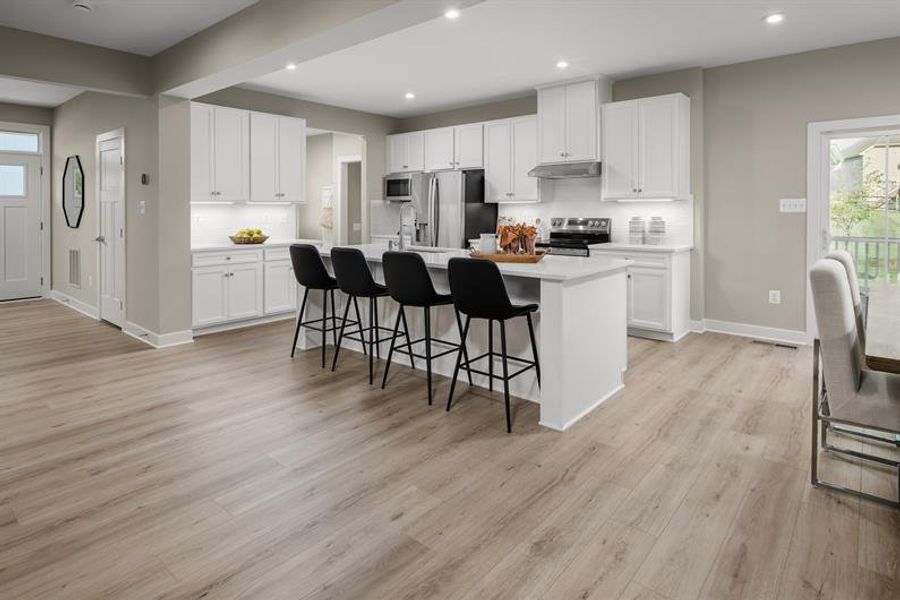 Representative furnished interior of a home built from the Powell by Ryan Homes in Muirwood, Murfreesboro (Image 2).