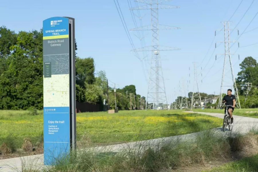 Nearby access to the Spring Branch Trail adds a walkable outdoor amenity for biking, running, and everyday use.