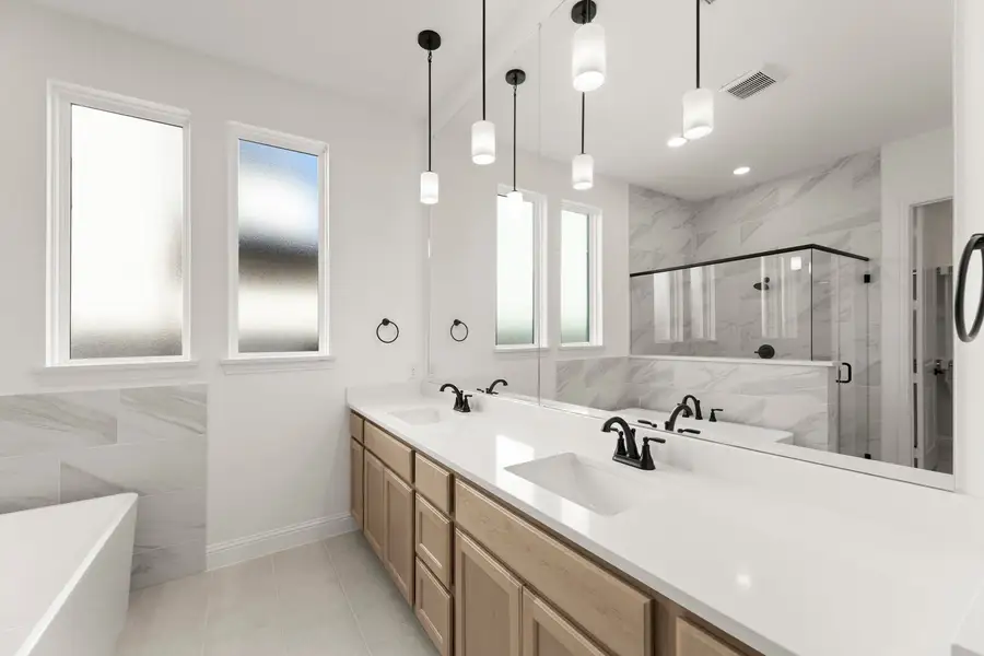 Furnished interior view inside a new home in Nelson Lake Estates, Rockwall (Image 10).