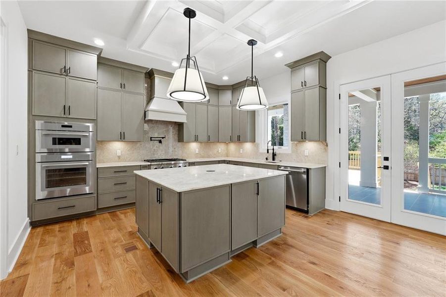 Furnished interior view inside a new home in , Atlanta (Image 12).