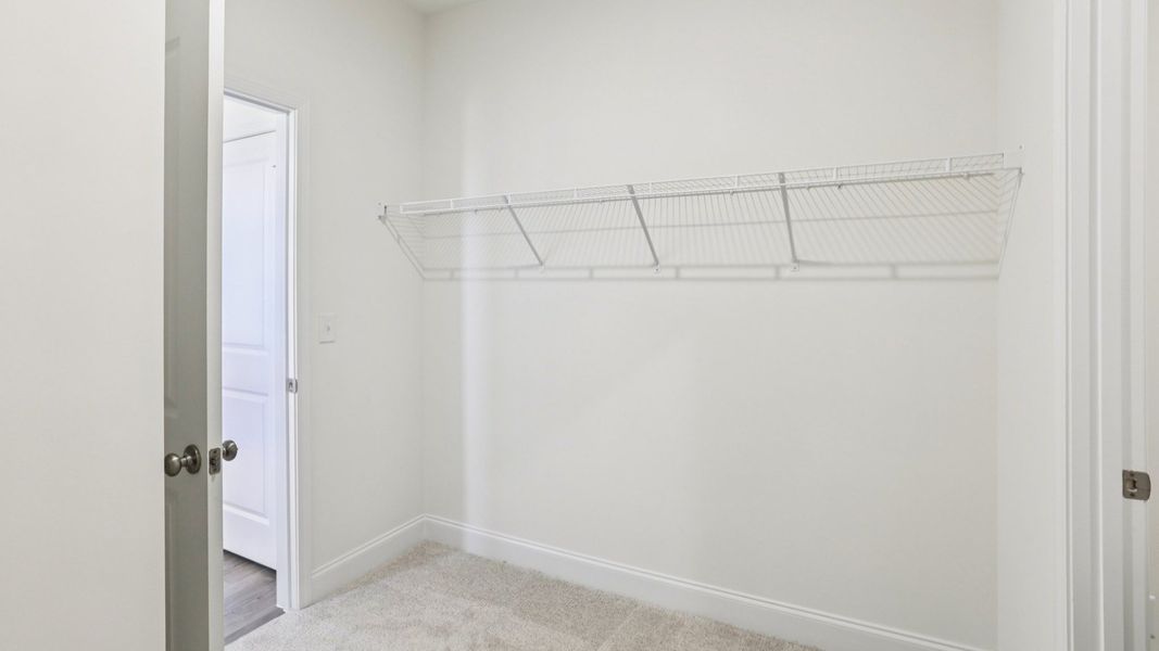 Pendleton home plan walk-in closet space Pendleton home plan walk-in closet space