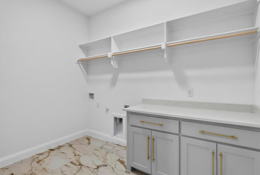 Furnished interior view inside a new home in , Godley (Image 15).