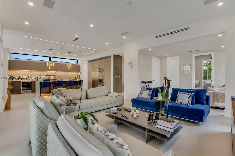 Furnished interior view inside a new home in , Surfside (Image 32).