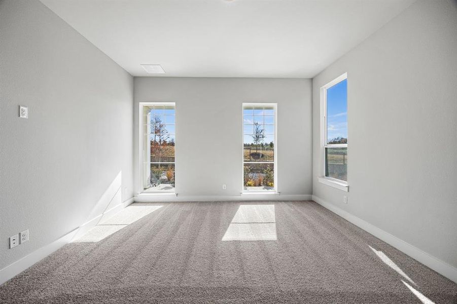 Spacious, unfurnished interior of a new home in The Heights at Uptown Celina, Celina (Image 15). Spacious, unfurnished interior of a new home in The Heights at Uptown Celina, Celina (Image 15).