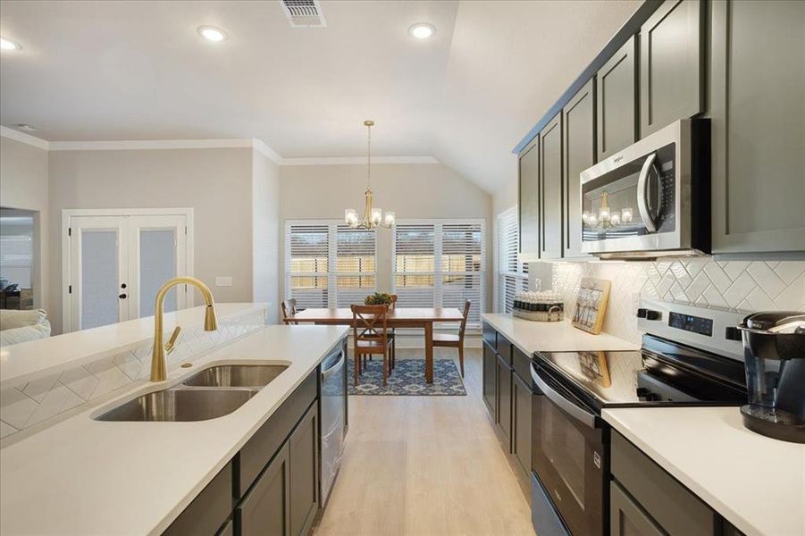 Furnished interior view inside a new home in Washington Meadows, Sherman (Image 7).