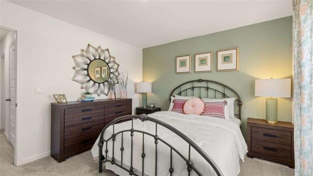 Furnished interior view inside a new home in Poplar Preserve, Newnan (Image 19).