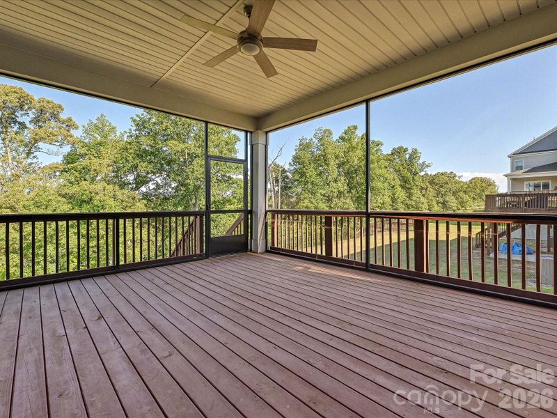Exterior details and patio area of a home in , Mooresville (Image 4).