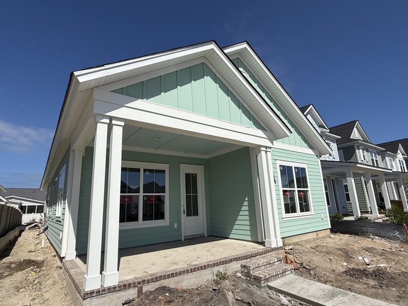 Exterior details and patio area of a home in , Summerville (Image 1). Exterior details and patio area of a home in , Summerville (Image 1).