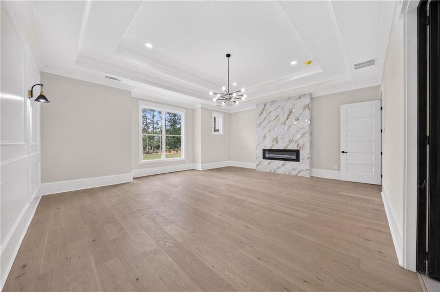 Spacious, unfurnished interior of a new home in , Monroe (Image 55).