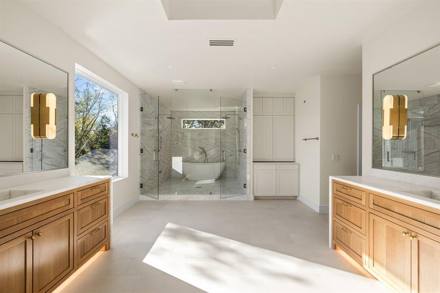 Furnished interior view inside a new home in , Dallas (Image 8). Furnished interior view inside a new home in , Dallas (Image 8).