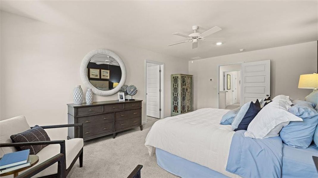 Furnished interior view inside a new home in Jackson Landing, Jefferson (Image 6). Furnished interior view inside a new home in Jackson Landing, Jefferson (Image 6).