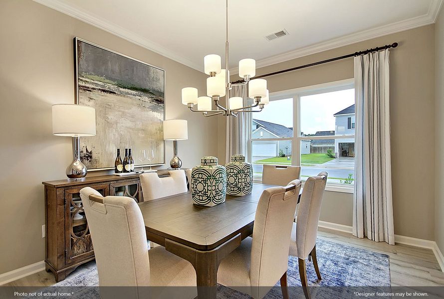 Furnished interior view inside a new home in Golden Ridge, Youngsville (Image 12).