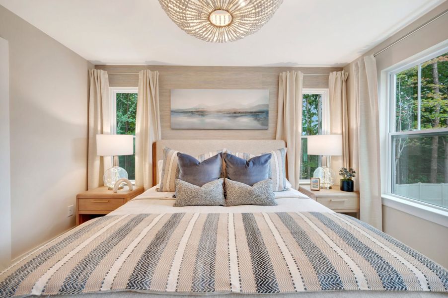 Representative furnished interior of a home built from the Vienna by Mattamy Homes in Ashmore Townes, Garner (Image 19).