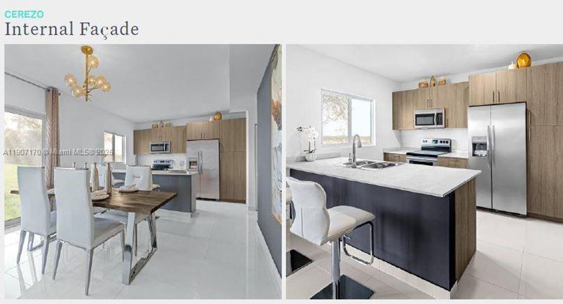 Furnished interior view inside a new home in , Florida City (Image 10). Furnished interior view inside a new home in , Florida City (Image 10).