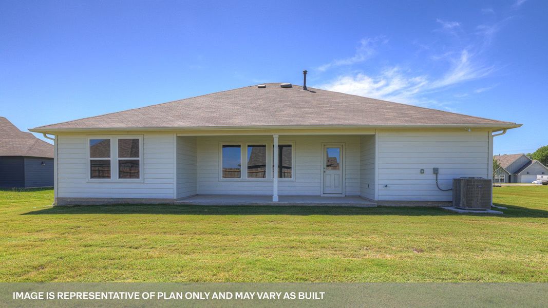 Exterior details and patio area of a home in Hartland Ranch, Lockhart (Image 3).