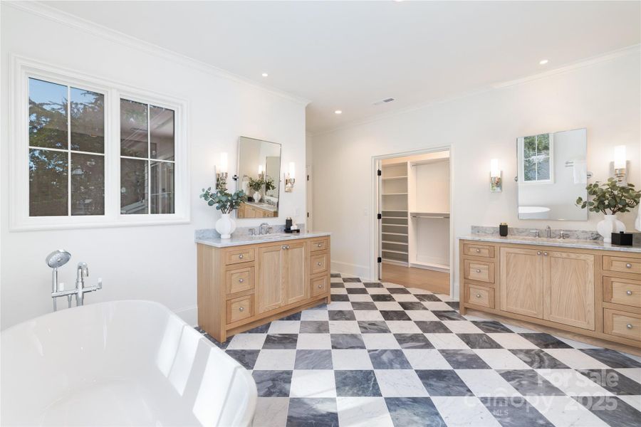 Furnished interior view inside a new home in , Charlotte (Image 15).