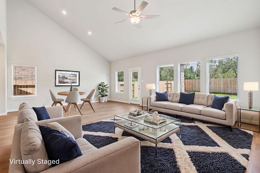 Furnished interior view inside a new home in Pine Lake Cove - Classic Series, Montgomery (Image 16).