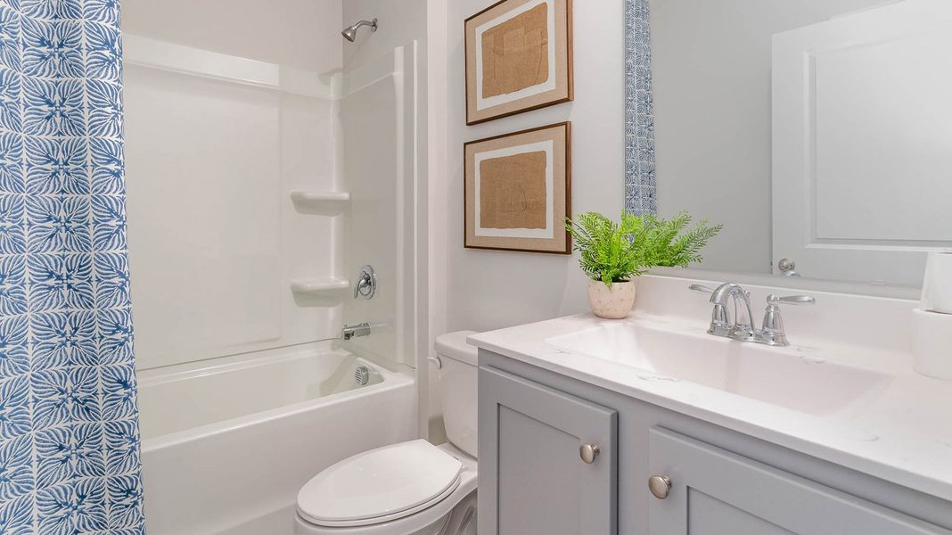 Furnished interior view inside a new home in Riggs Pointe, Millington (Image 18).