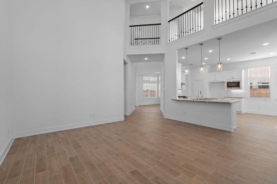Spacious, unfurnished interior of a new home in Bridgeland, Cypress (Image 18).