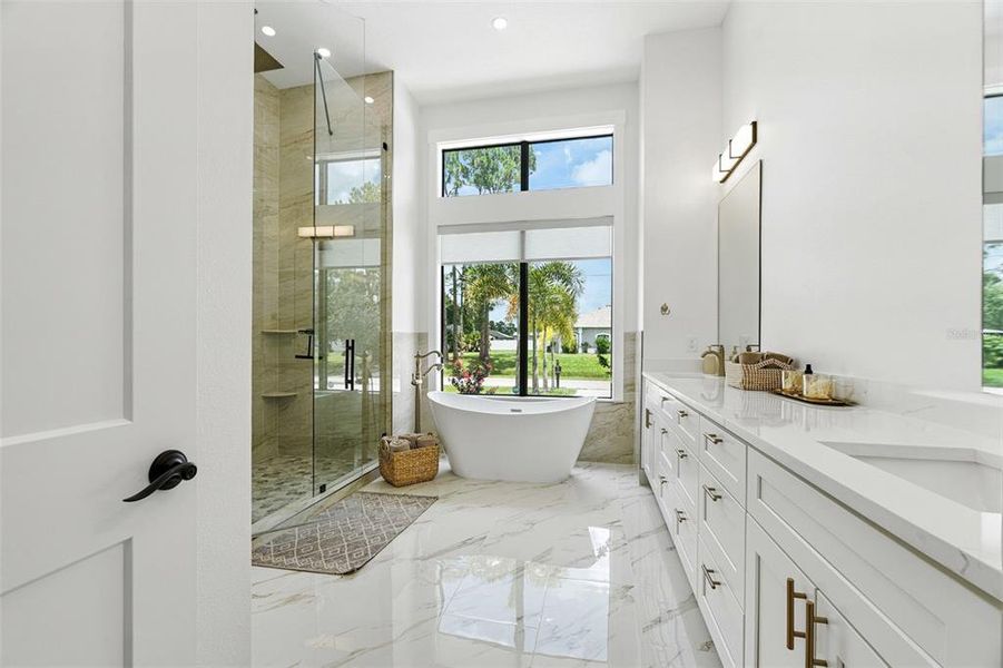 Furnished interior view inside a new home in , North Port (Image 43).