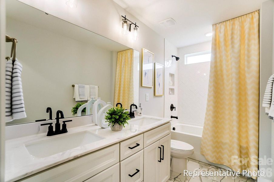 Furnished interior view inside a new home in Caldwell Forest, Charlotte (Image 11).