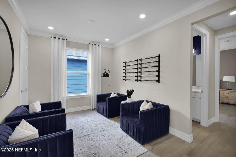 Furnished interior view inside a new home in Summer Bay at Grand Oaks, St. Augustine (Image 30).