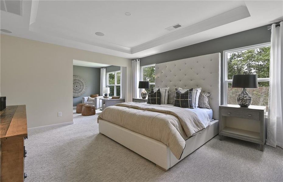 Furnished interior view inside a new home in Oakwood, Cumming (Image 32).