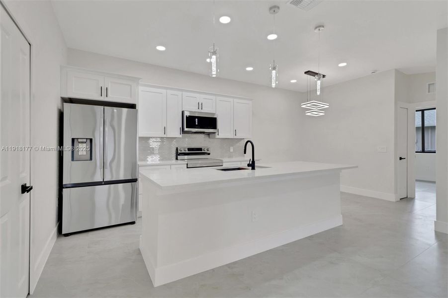 Furnished interior view inside a new home in , Lehigh Acres (Image 6). Furnished interior view inside a new home in , Lehigh Acres (Image 6).