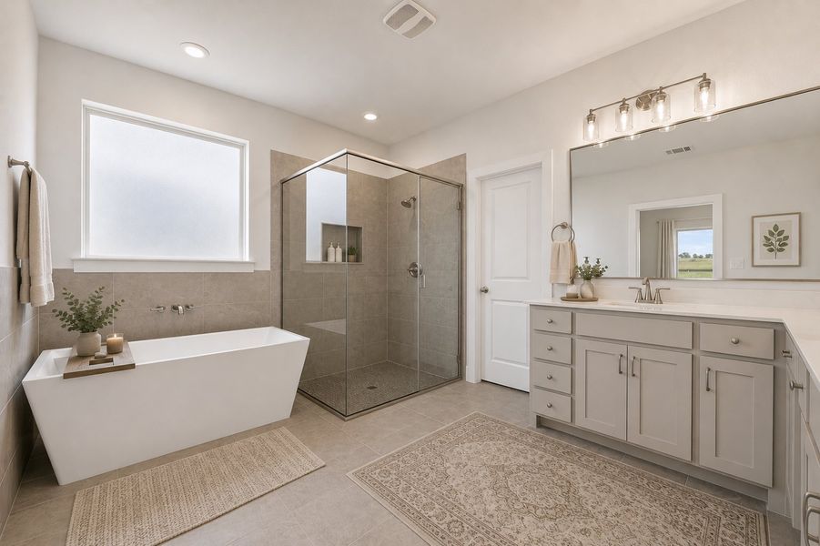 Furnished interior view inside a new home in Terra Vista Estates, Springtown (Image 11).