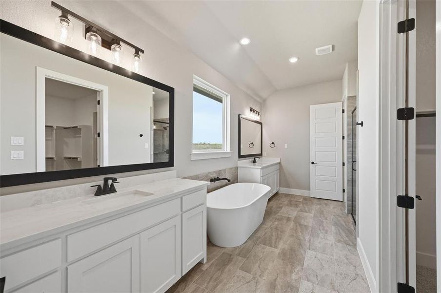 Furnished interior view inside a new home in Rocky Top Ranch, Reno (Image 8). Furnished interior view inside a new home in Rocky Top Ranch, Reno (Image 8).