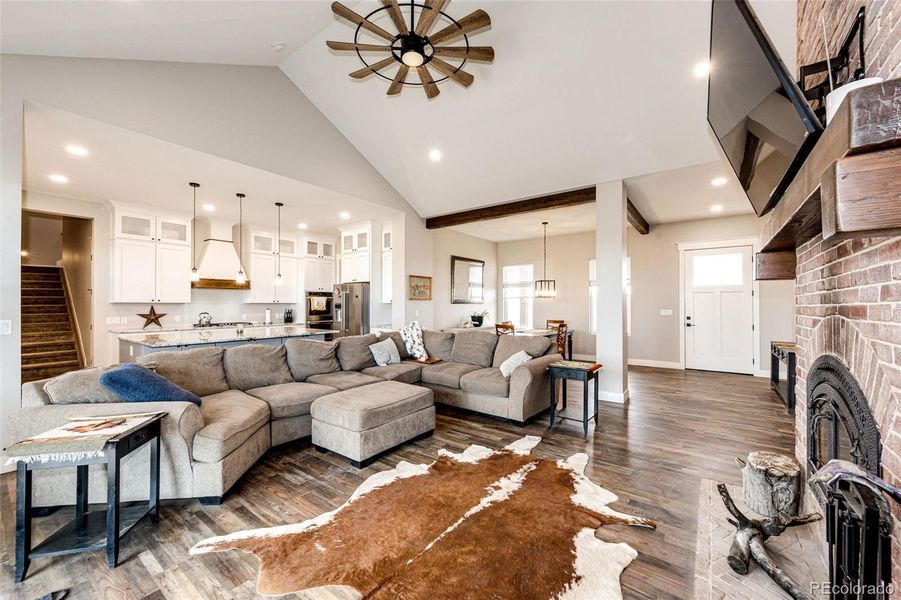 Furnished interior view inside a new home in , Peyton (Image 3).