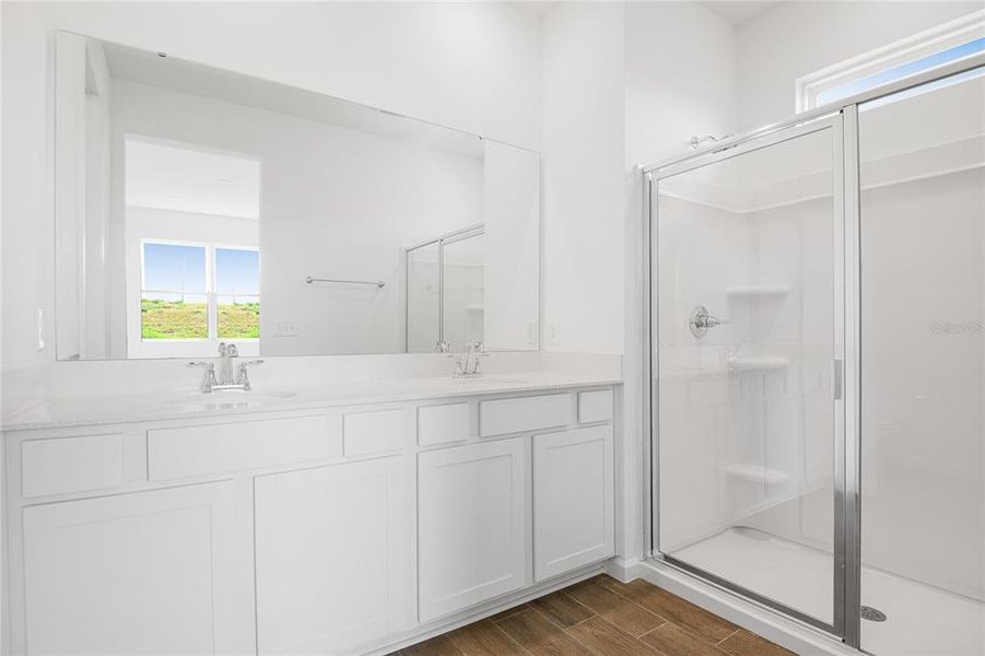 Furnished interior view inside a new home in Seasons at Scenic Terrace, Lake Hamilton (Image 4).