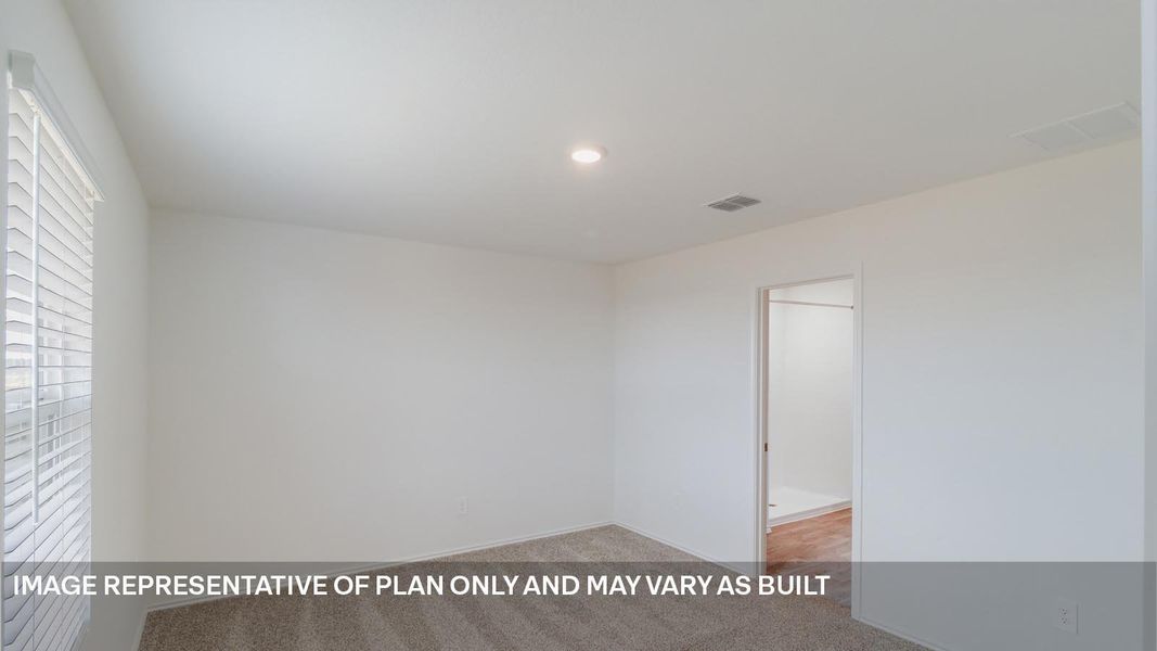 Representative unfurnished interior of a home built from the The Estero by D.R. Horton in Marigold, Kyle (Image 12).