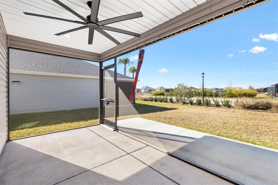 Exterior details and patio area of a home in , The Villages (Image 4).