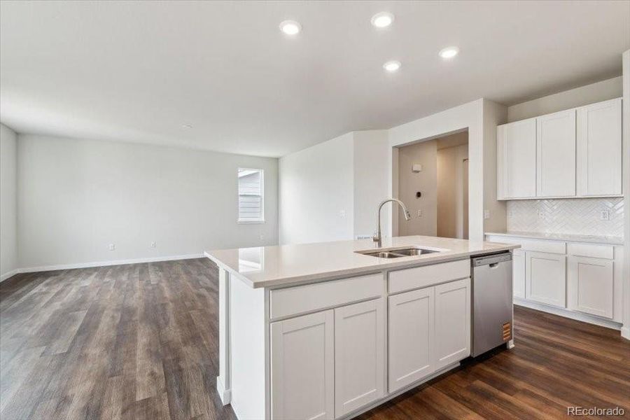 Furnished interior view inside a new home in Red Barn Meadows, Mead (Image 4).