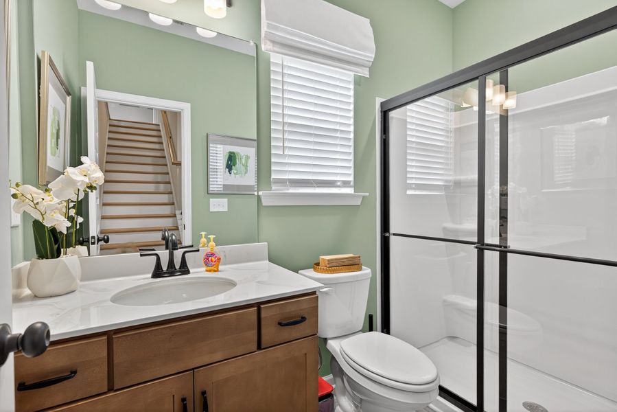 Furnished interior view inside a new home in Jones Ridge, Dallas (Image 14).