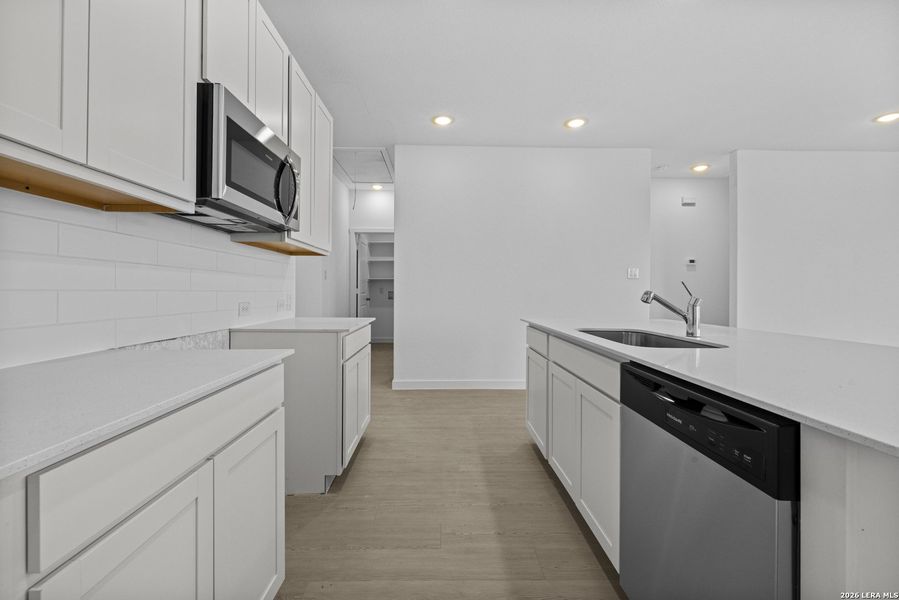 Furnished interior view inside a new home in Voss Farms, New Braunfels (Image 5).